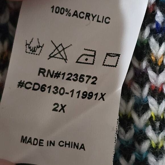 Northern Angel Aztec Tribal Print Shawl Collar Duster Cardigan‎ Coatigan Plus 2X - Picture 5 of 6